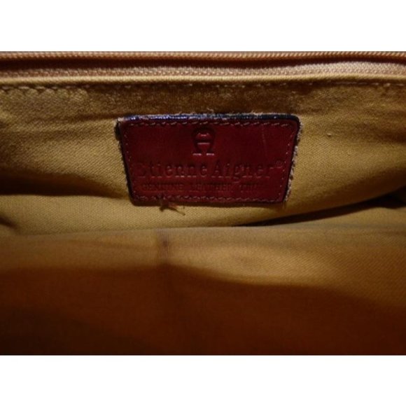 Etienne Aigner Vintage Chestnut Brown Hobo - Picture 10 of 12